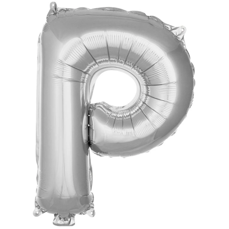 Folyo Balon Gümüş P 16 İnç 36 Cm